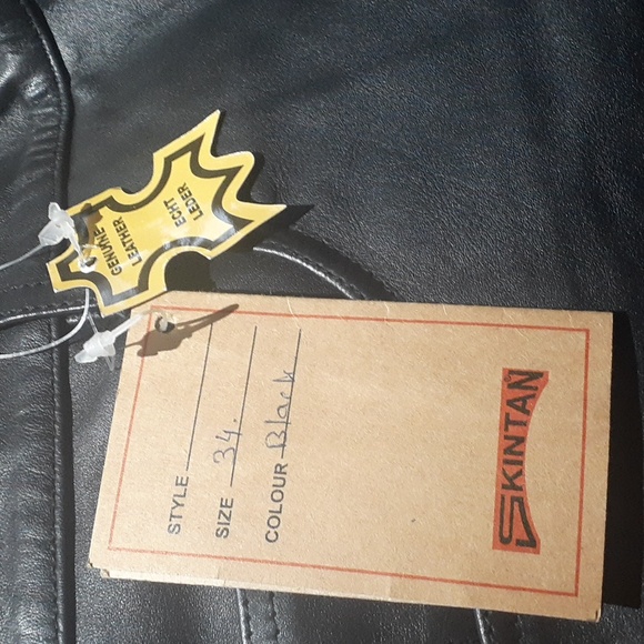 Skintan Men's Leather Pants Black Size 34 NWT - Picture 7 of 9